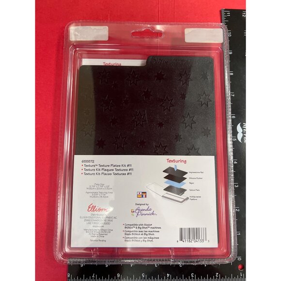 Sizzix Texturz Texture Plates Kit #11 for Embossing & Texturing 655572 Halloween - Picture 2 of 2